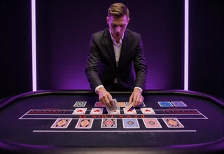 Speed Baccarat Slot von Evolution - Tatortillustration im Irwin Casino