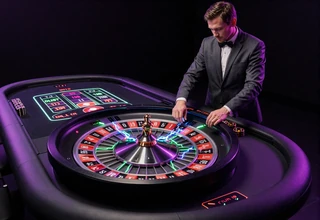 Lightning Roulette Slot von Evolution - Tatortillustration im Irwin Casino