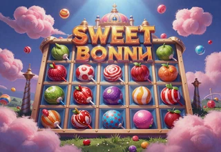 Sweet Bonanza Slot von Pragmatic Play - Tatortillustration im Irwin Casino