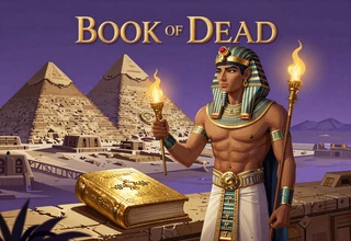 Book of Dead Slot von Play'n GO - Tatortillustration im Irwin Casino