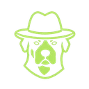 Irwin Casino Logo - fiolettiger Detektivhund mit Fedora